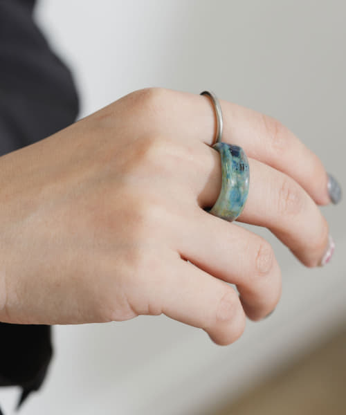 TAYUMi　flat marble ring