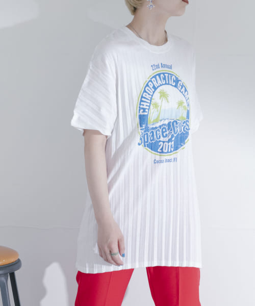 SREU　ソフトプリーツTシャツ