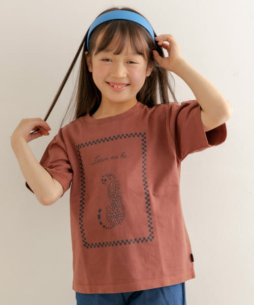ARCH&LINE　ORGANIC GD COTTON CHEETAH T-SHIRTS