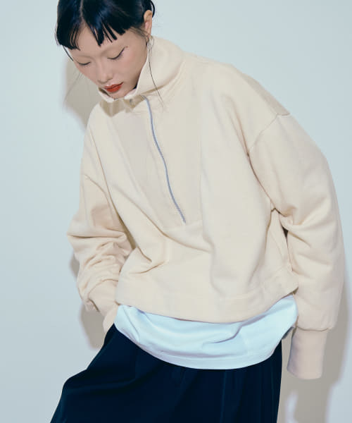 ザ グッドランド マーケット　ORGANIC COTTON ZIP TOPS
