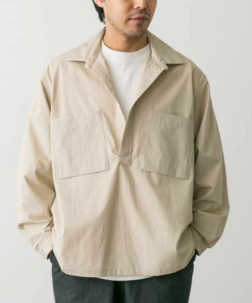 STILL BY HAND　Buttonless over shirts