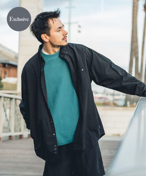 『別注』BURLAP OUTFITTER×DOORS　SupplexNylon BD SHIRT