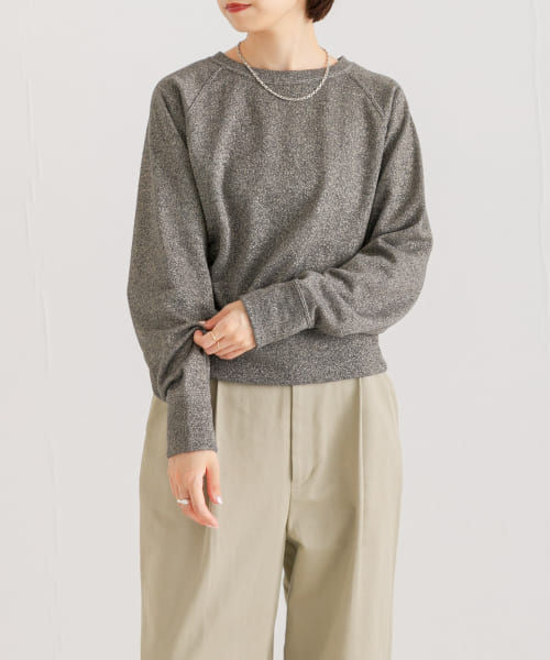 『MADE IN JAPAN』ラメ裏毛スウェット