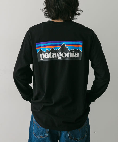 patagonia　Long-Sleeve P-6 Logo Re-T-shirts