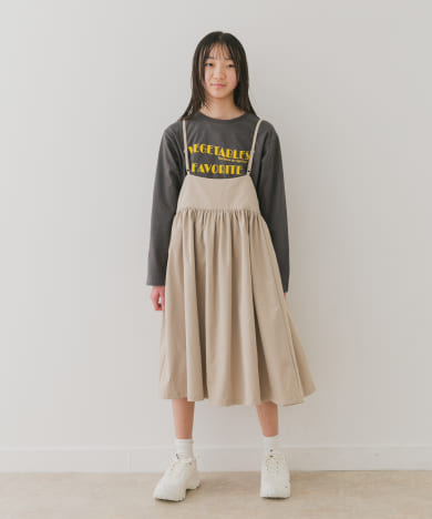 『WEB/一部店舗限定サイズ』キャミソールジャンパースカート(KIDS)