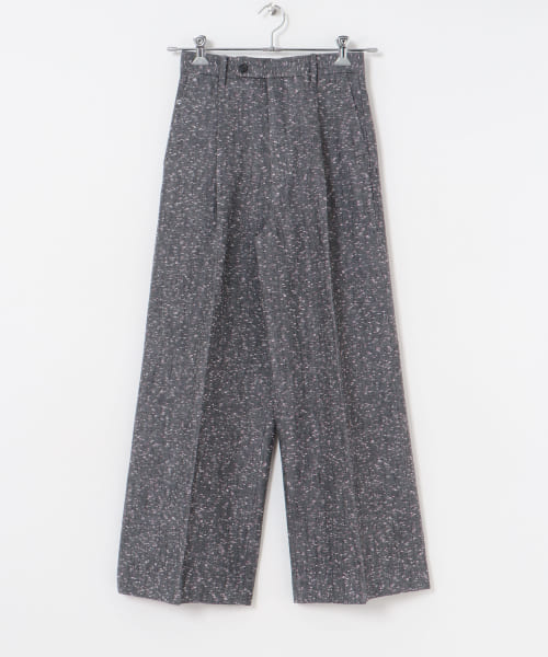 SATORU SASAKI　SINGLE-TUCKED TROUSERS