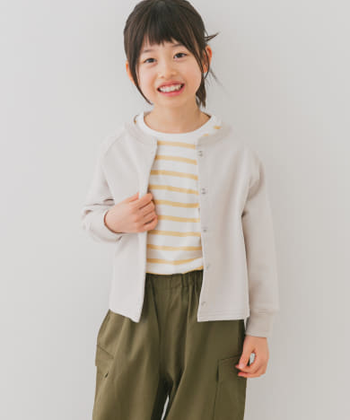 裏毛ラグランカーディガン(KIDS)