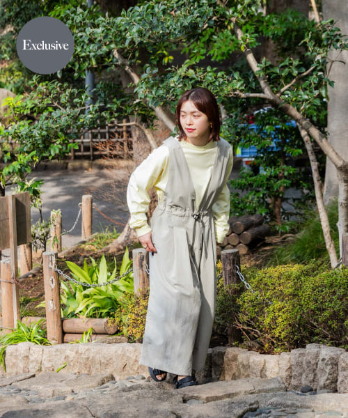 『別注』『撥水/2WAY仕様』Gramicci　アクティブナイロンサロペット