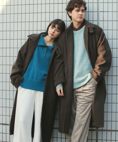 『ユニセックス』バルマカーンルーズコート