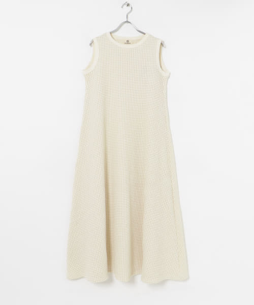 SEAGREEN　BIG WAFFLE ONE PIECE