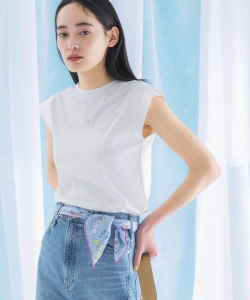 クールタッチスーピマコットンフレンチTシャツ