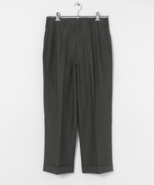 A PRESSE　Wool Gabardine Trousers
