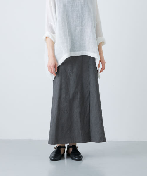 コットンラップスカート