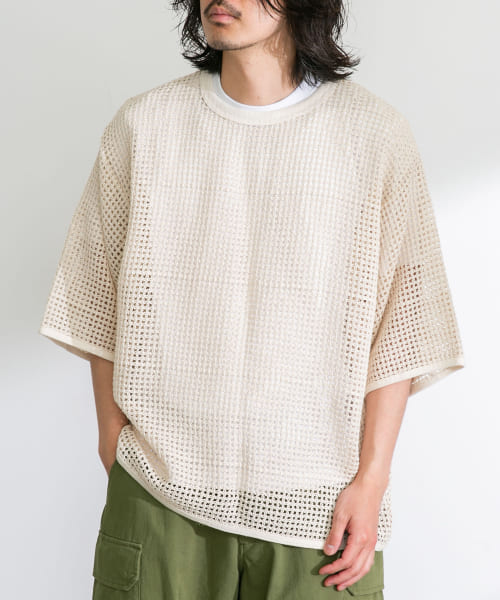 ARMY TWILL　Cotton Mesh T-shirts