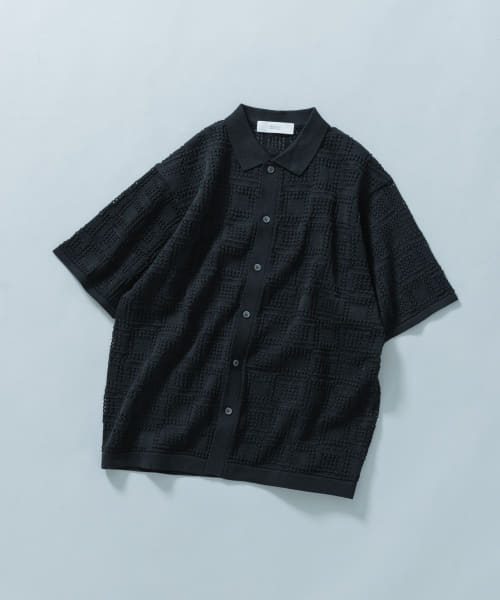 『WEB限定』Laceリラックス半袖シャツ