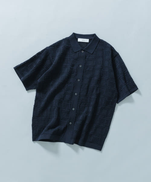 『WEB限定』Laceリラックス半袖シャツ
