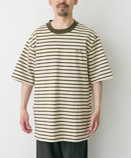 Snow Peak Apparel　Heavy Cotton Border T-Shirts