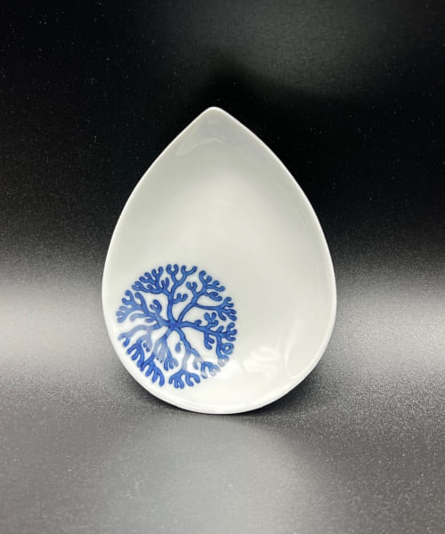 寿芳窯　しずく小皿