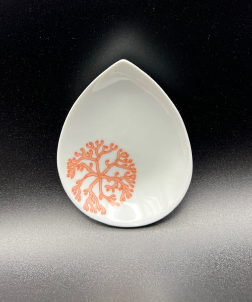 寿芳窯　しずく小皿
