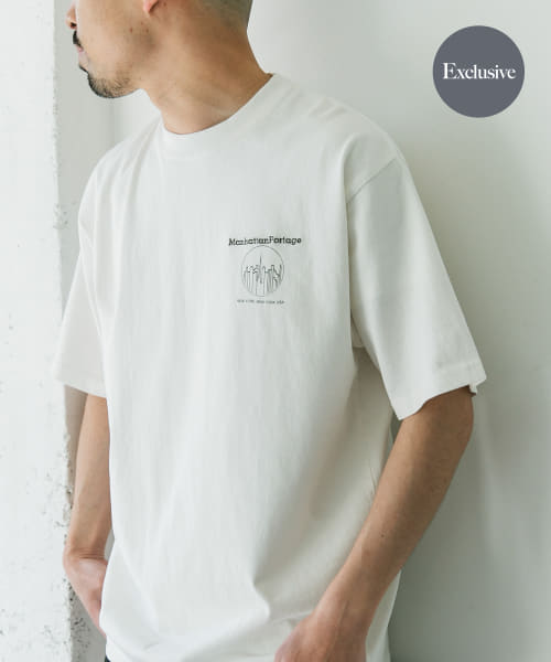 『別注』MANHATTAN PORTAGE×DOORS　1ポイントプリントTシャツ