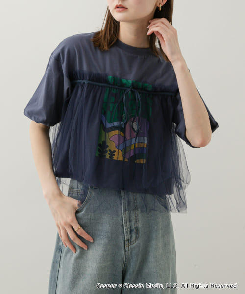 『別注』Casper×SENSE OF PLACE/ドッキングTシャツ