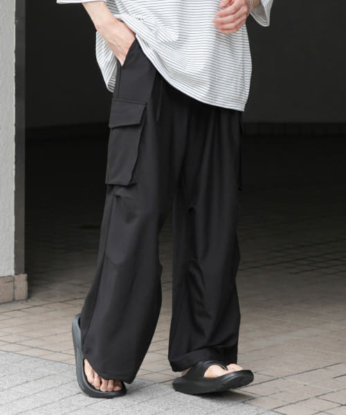 『ユニセックス』ワイドカーゴパンツ