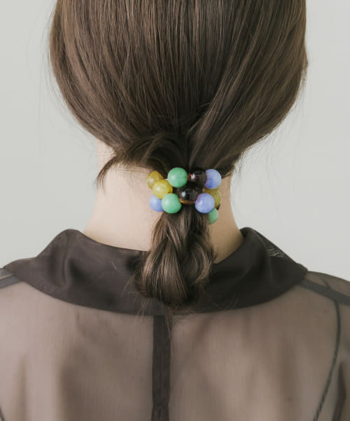 カラフルボールヘアゴム