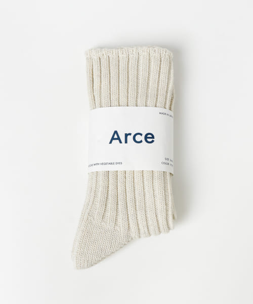 Arce　草木染めソックス