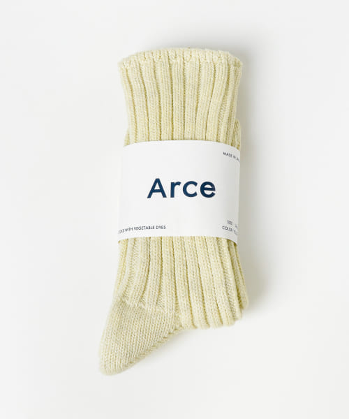 Arce　草木染めソックス