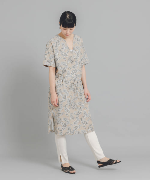 White Label　CRウェザーカフタンチュニックワンピース