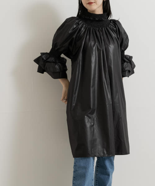 77circa　luster shirring turtle one-piece