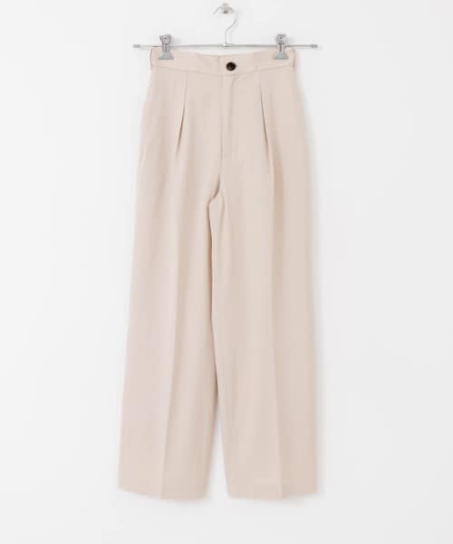 ソフトツイルハイウエストパンツ