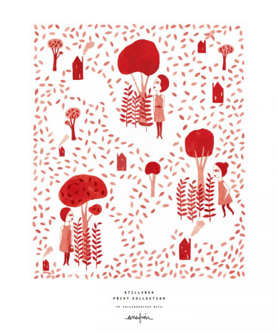 STILLEBEN PRINT COLL　DontStepOnTheFlowersNo38