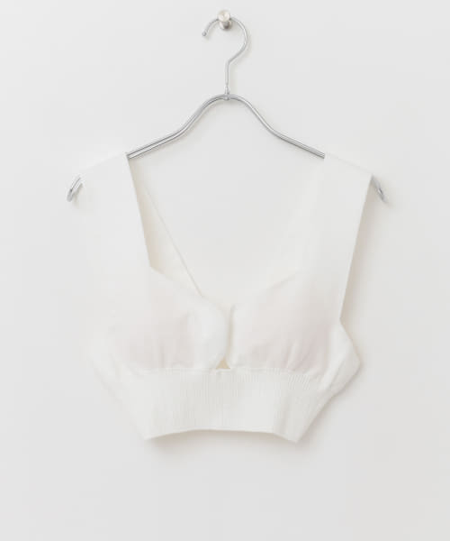 『WEB/一部店舗限定』unfil　organic cotton bra top