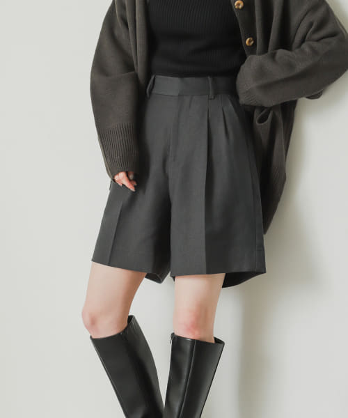 ウールライクバミューダパンツ