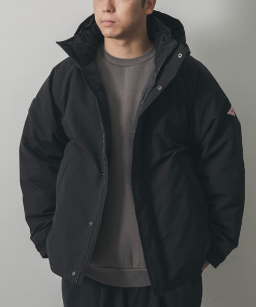 DANTON　DOWN ARMY HOODED JACKET