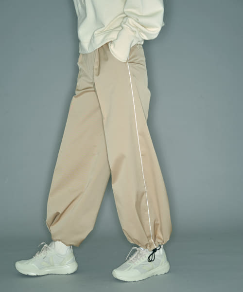 ザ グッドランド マーケット　DRAWSTRING WIDE SLACKS