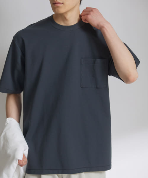 『イージーケア』ポンチポケットショートスリーブTシャツ
