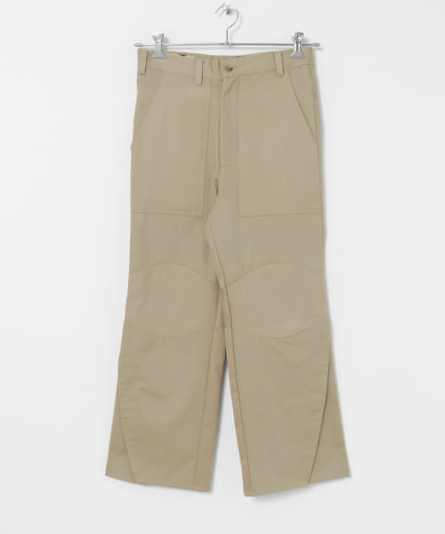 77circa　circa make slit hem painter khaki trousers