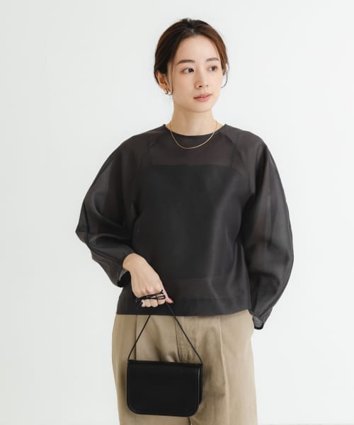 『MADE IN JAPAN』オーガンジーブラウス