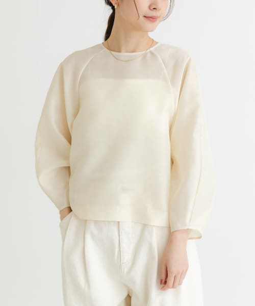 『MADE IN JAPAN』オーガンジーブラウス
