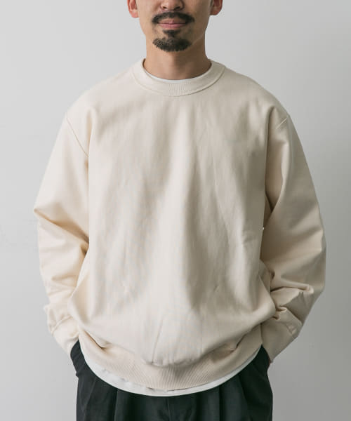 STILL BY HAND　Mercerised cotton sweat SHIRTS