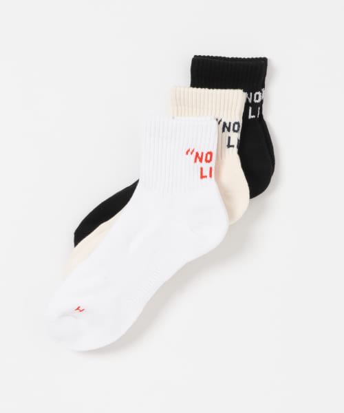 Healthknit　バックロゴミドルソックス3P
