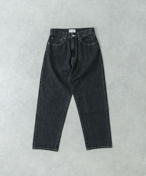 DENIM WIDE TAPERED PANTS