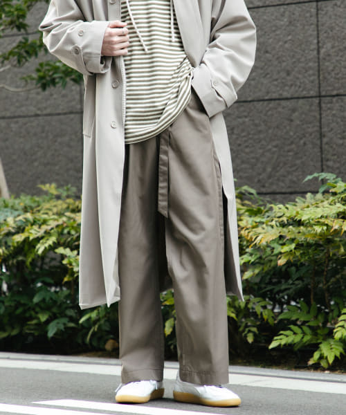 アソートベルテッドストレートパンツ