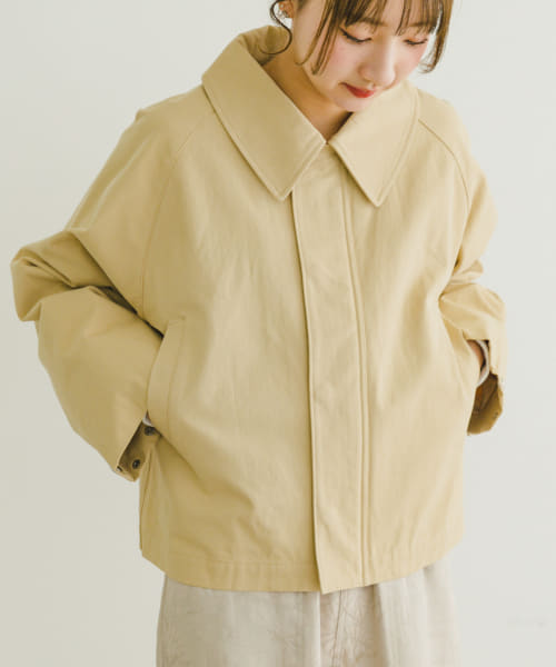 コットンショートブルゾン