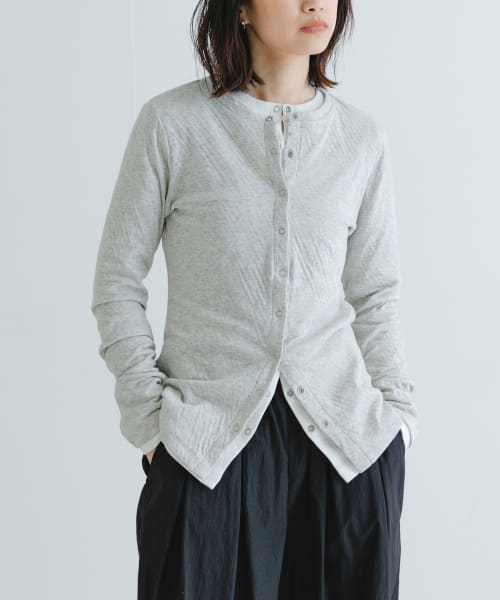 『MADE IN JAPAN』セッケツクルーネックカーディガン