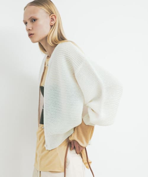 kirakira knit cardigan