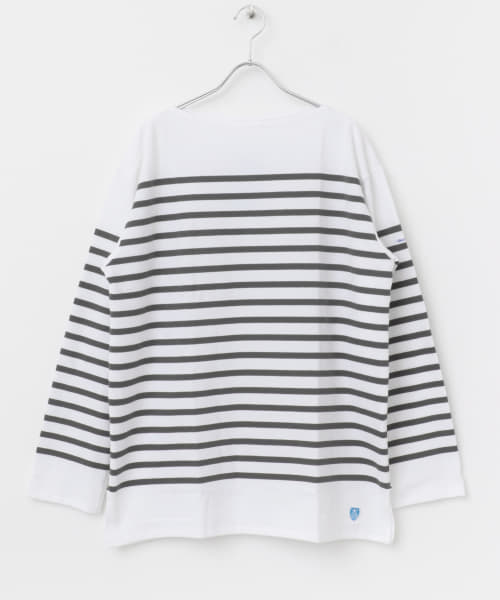 ORCIVAL　BOAT NECK LONG-SLEEVE PULLOVER