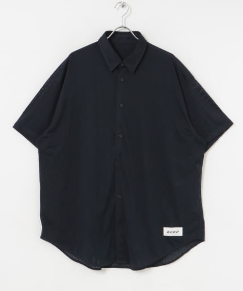 dDdDdDd　POLY MESH SHORT-SLEEVE SHIRTS
